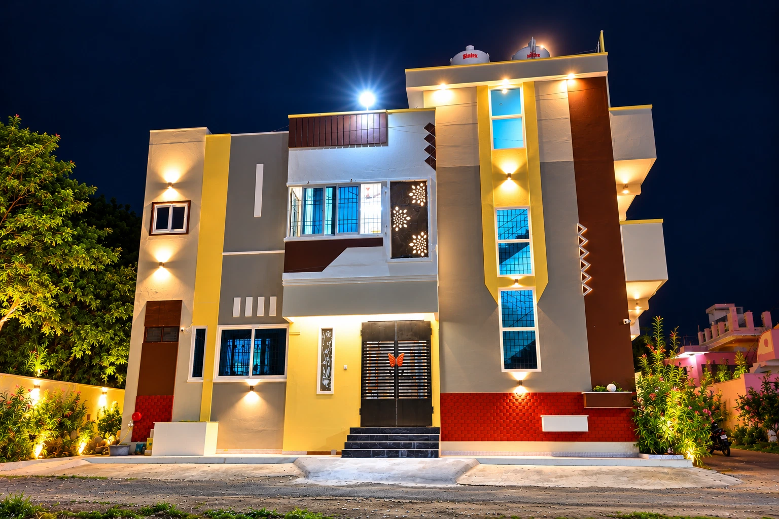 Comfortable homestay room interior